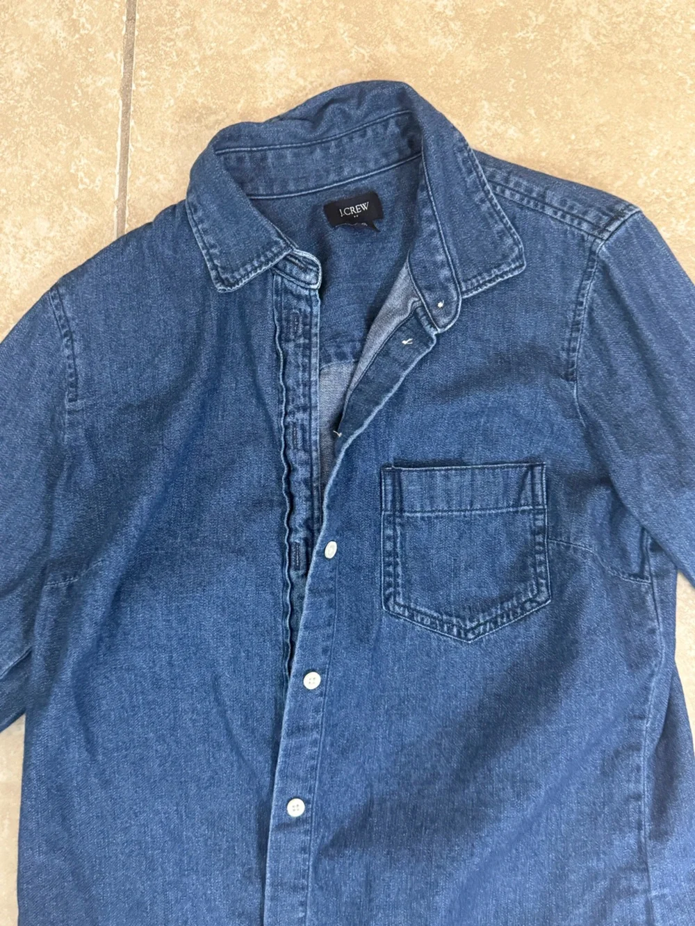 J Crew Jean Button Down Size XS